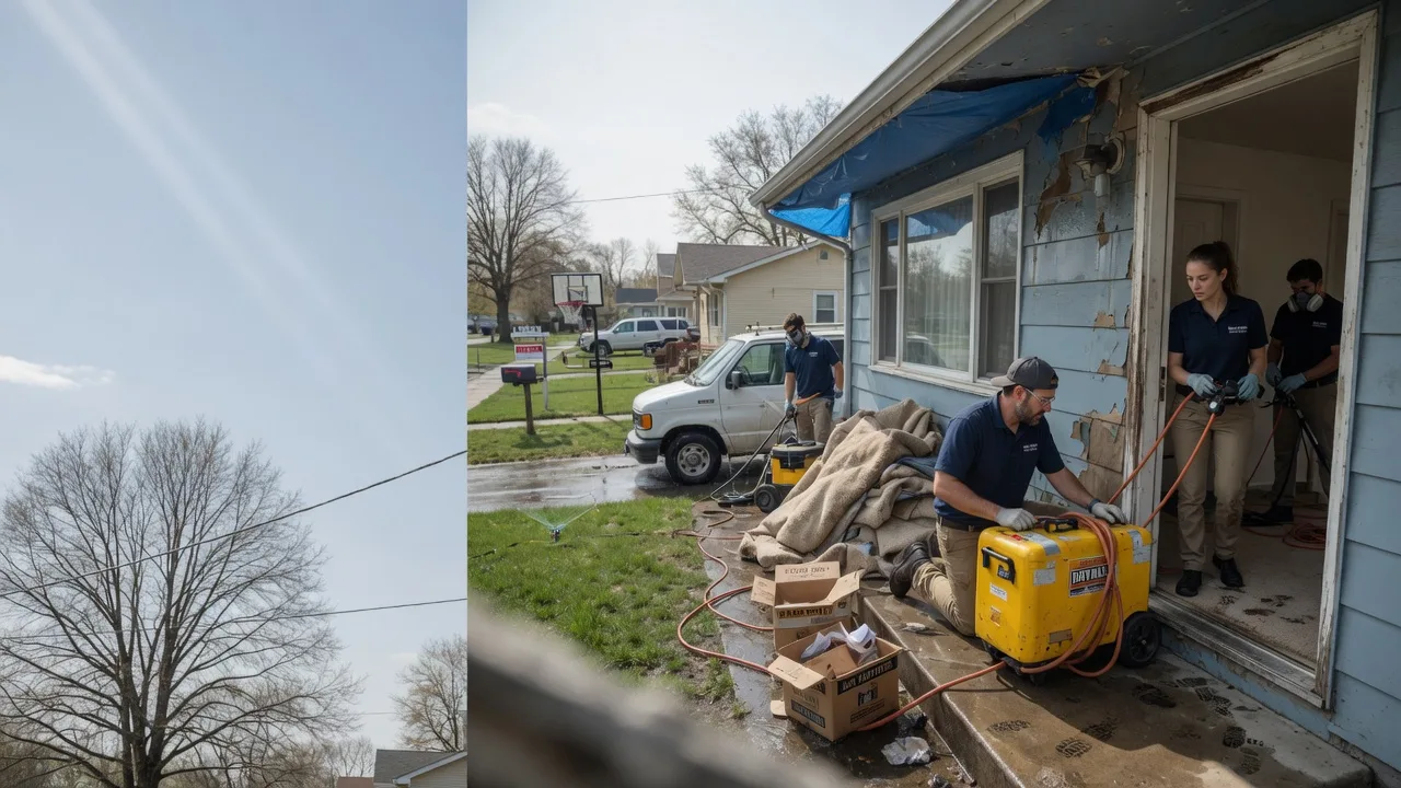 Basement Flood Cleanup in Royal Center, IN near me